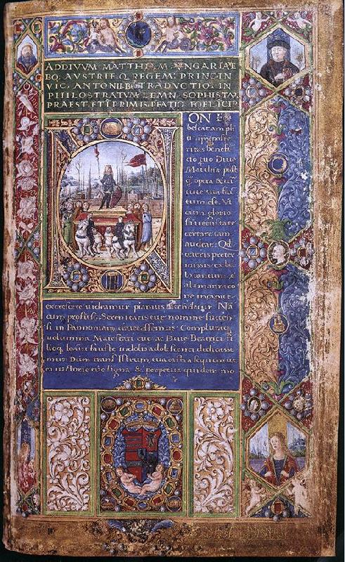 ATTAVANTE DEGLI ATTAVANTI Codex Heroica by Philostratus  ffvf oil painting image